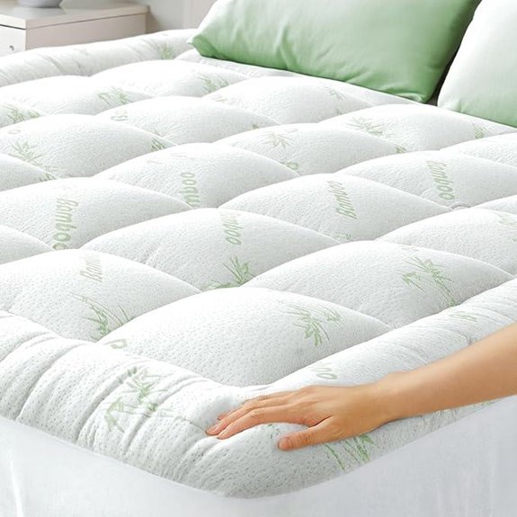 Ultra Soft Bamboo Mattress Topper for Back Pain