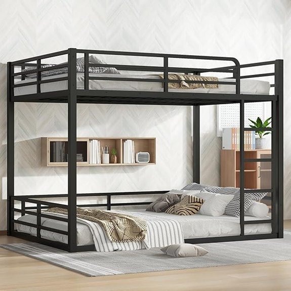 Heavy Duty Full Over Full Metal Bunk Beds for Kids
