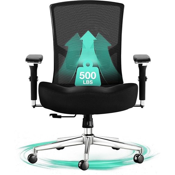 Heavy Duty Ergonomic Big & Tall Mesh Office Chair