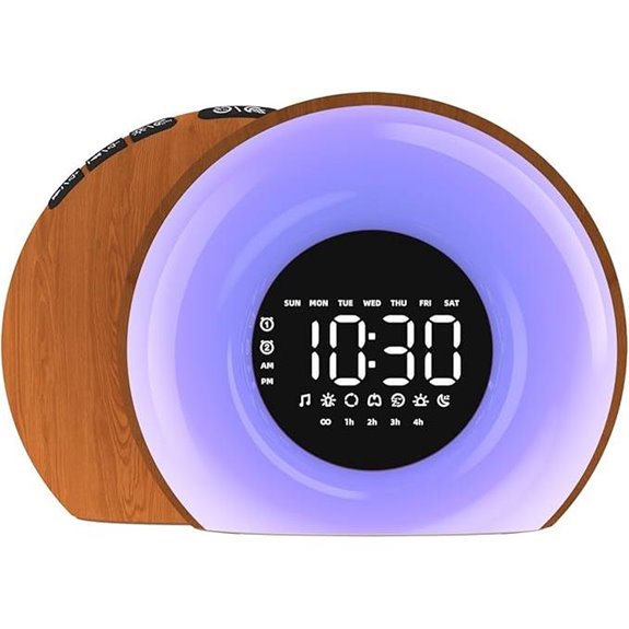 sunrise alarm clock sounds