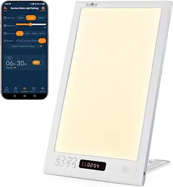 sunrise alarm light app