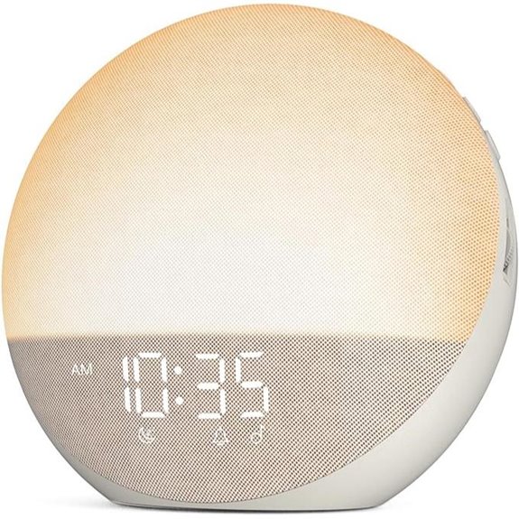 sunrise alarm with bluetooth