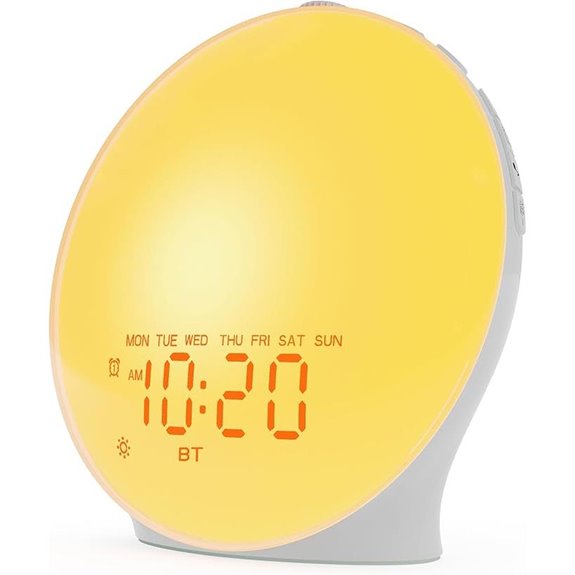 sunrise alarm with nightlights