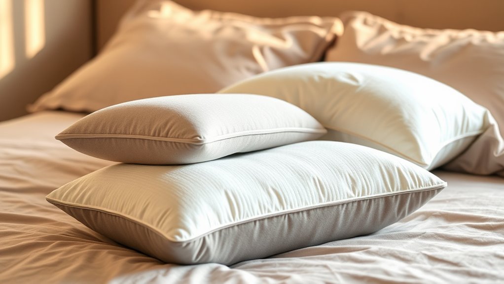 supportive adjustable cooling pillows