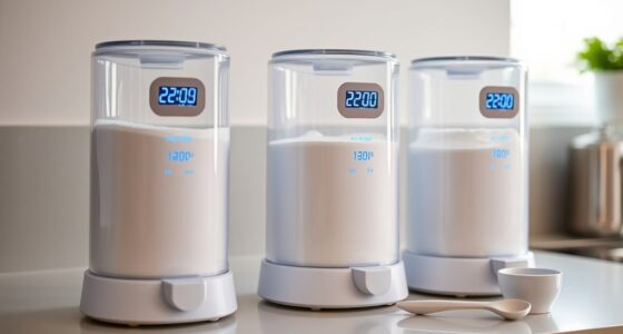 temperature controlled baby formula dispensers