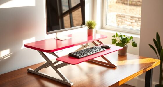 top adjustable desk converters