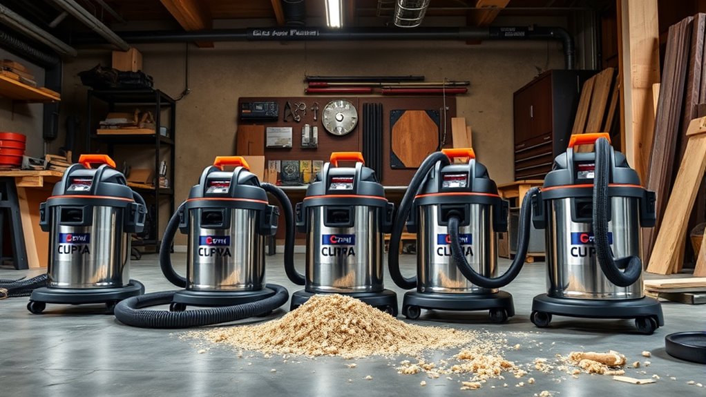 top high cfm shop vacuums