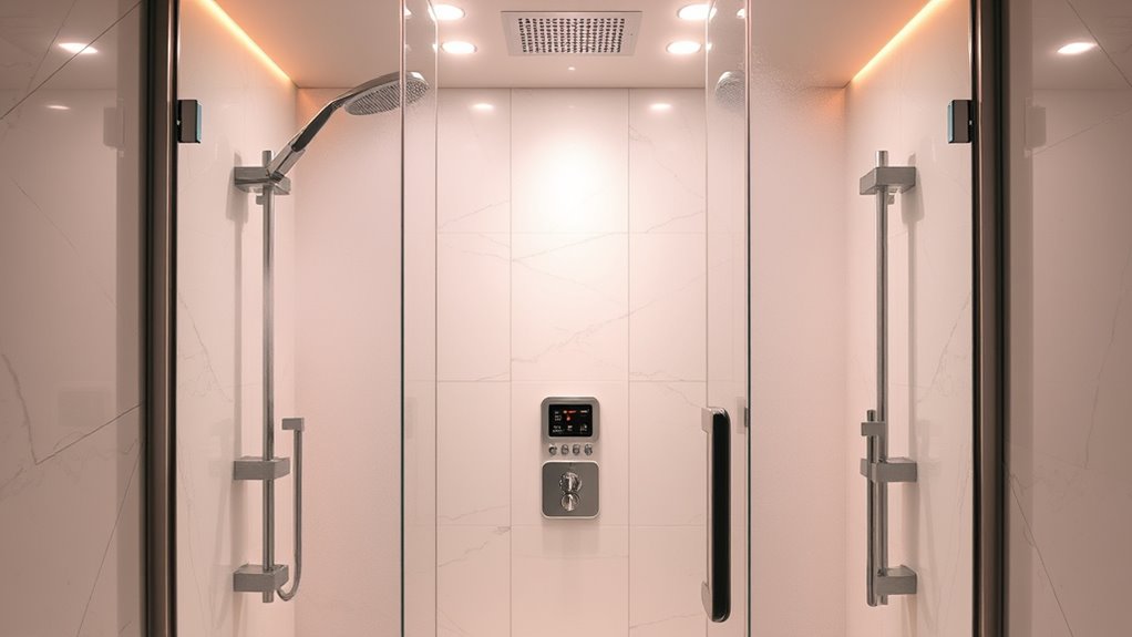 top steam shower units
