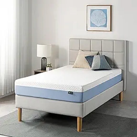 ZINUS 8-Inch Twin Cooling Memory Foam Mattress