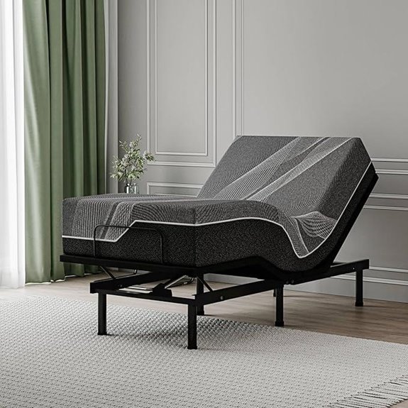 Twin XL Adjustable Bed Frame & 14
