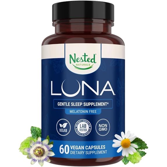 Nested Naturals Luna Sleep Supplement (60 Vegan Capsules)