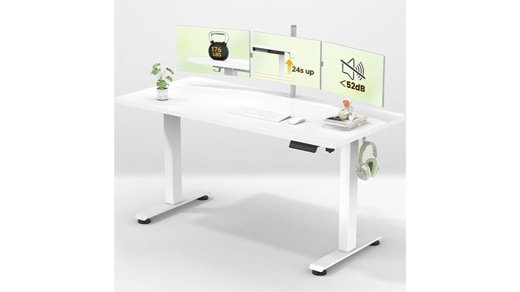 veken 55 inch electric desk