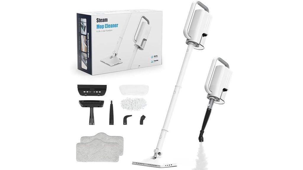 versatile 6 in 1 steam mop