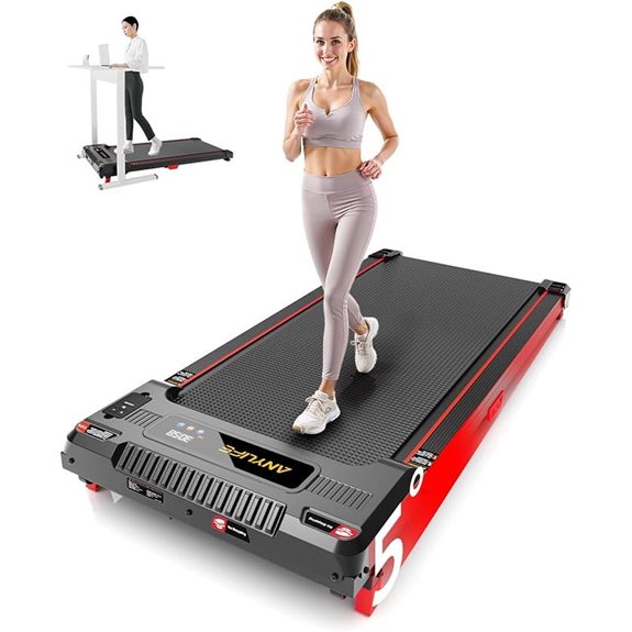 Anylife Walking Pad Treadmill with Remote and LED