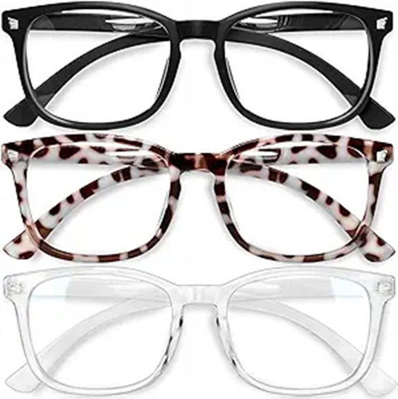 Gaoye Blue Light Glasses for Women (3-Pack)