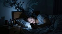 disrupting sleep with thoughts
