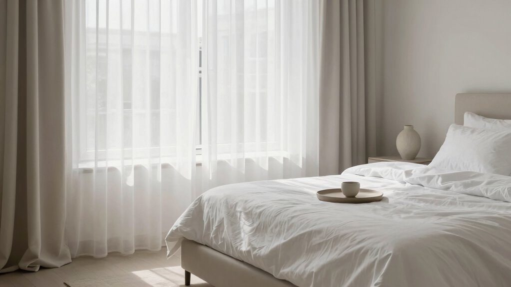 elegant peaceful sleep environment
