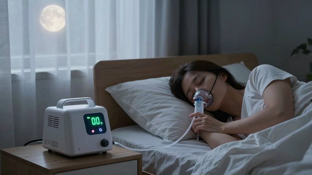 enhanced sleep through oxygen support