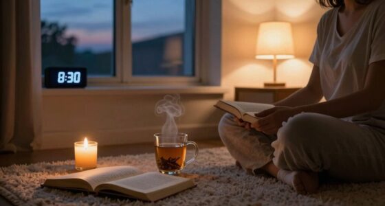 evening routines influence sleep