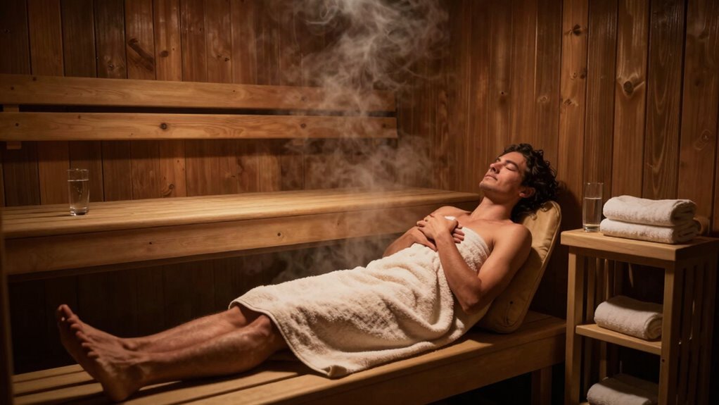 evening sauna enhances recovery