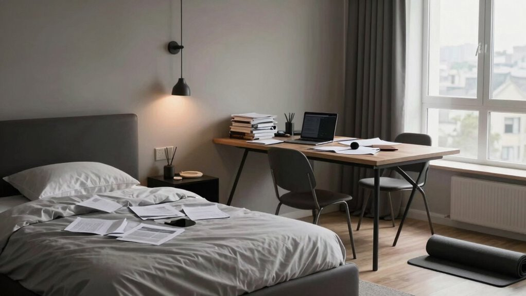 multifunctional rooms disrupt sleep