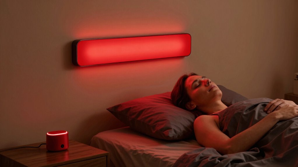 red light improves sleep and recovery