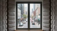 reduces apartment and traffic noise