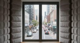 reduces apartment and traffic noise