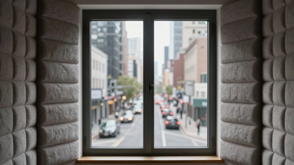 reduces apartment and traffic noise