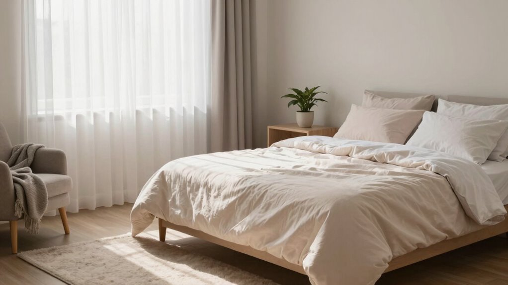 rejuvenate restful bedroom environment
