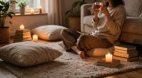 relaxing nourishing unwinding routine