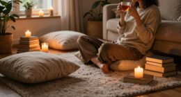 relaxing nourishing unwinding routine