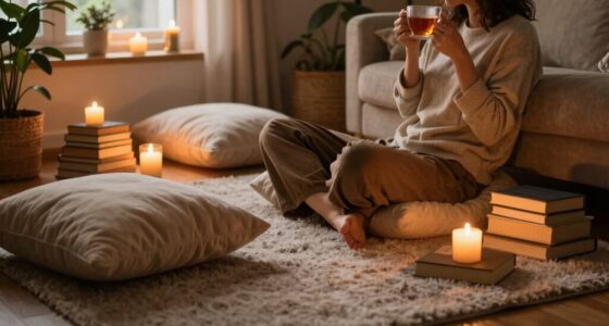 relaxing nourishing unwinding routine