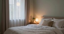 restful calming sleep environment