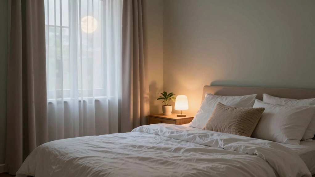 restful calming sleep environment
