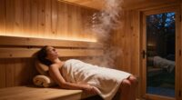 sauna aids evening recovery