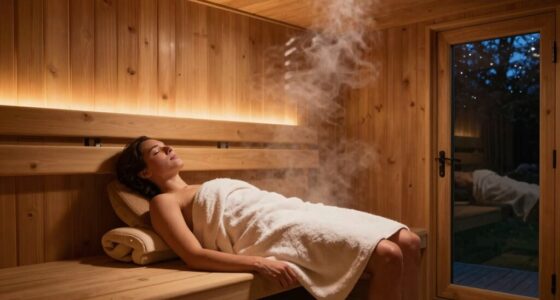 sauna aids evening recovery