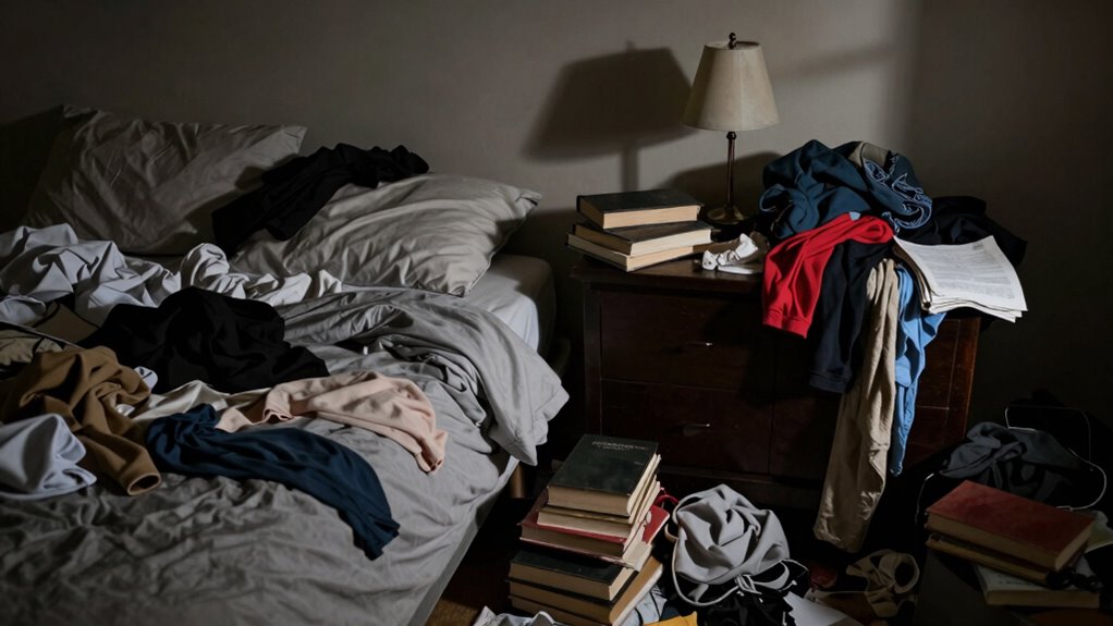 sleep disrupting clutter stress