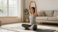 15-Minute Yoga to Ease Stress and Slow Down—Without Standing Up