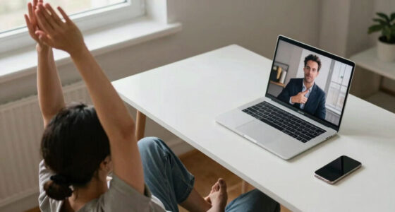6 Best Yoga Stretches to Do Discretely During a Zoom Meeting