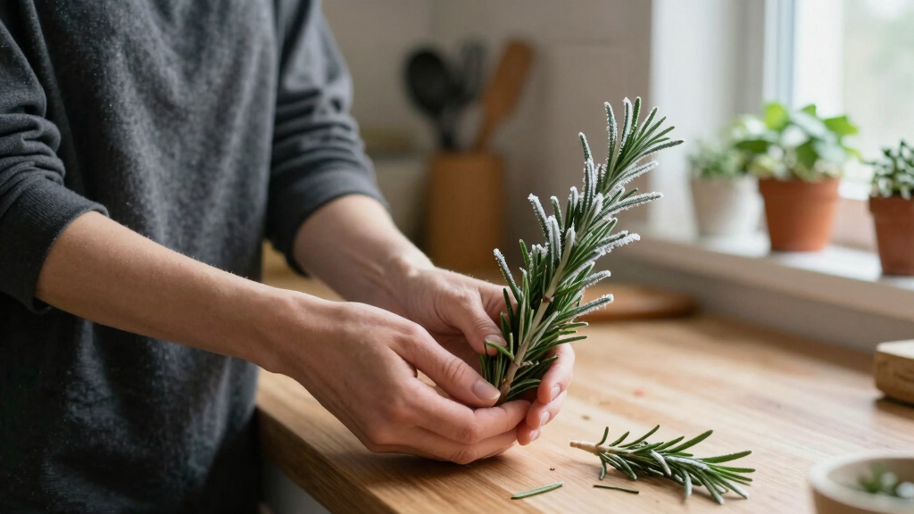 Accidentally froze my rosemary!?!