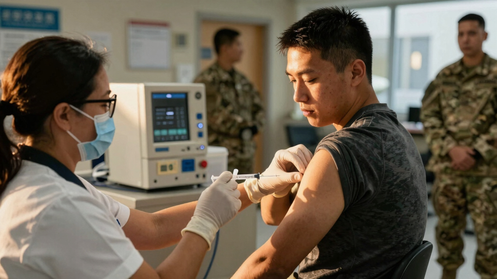 Military requiring flu vaccines for recruits as Air Force base deals with outbreak