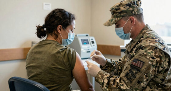 US military requires flu vaccine for some after outbreak in Texas training center