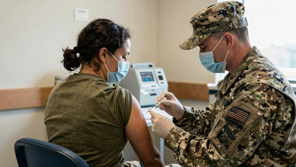 US military requires flu vaccine for some after outbreak in Texas training center