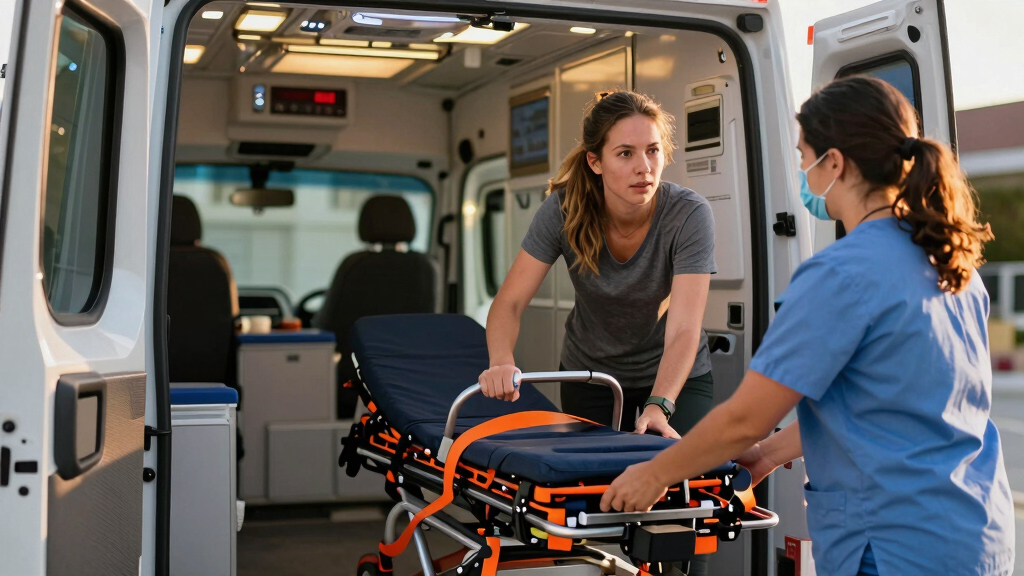 Mitch Mcconnell Ambulance Stretcher Video