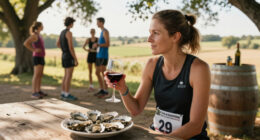 At This French Marathon, Runners Make Pit Stops For Wine And Oysters
