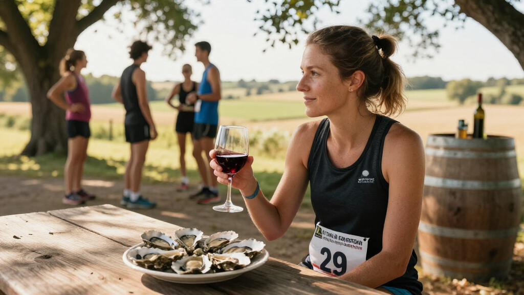 At This French Marathon, Runners Make Pit Stops For Wine And Oysters